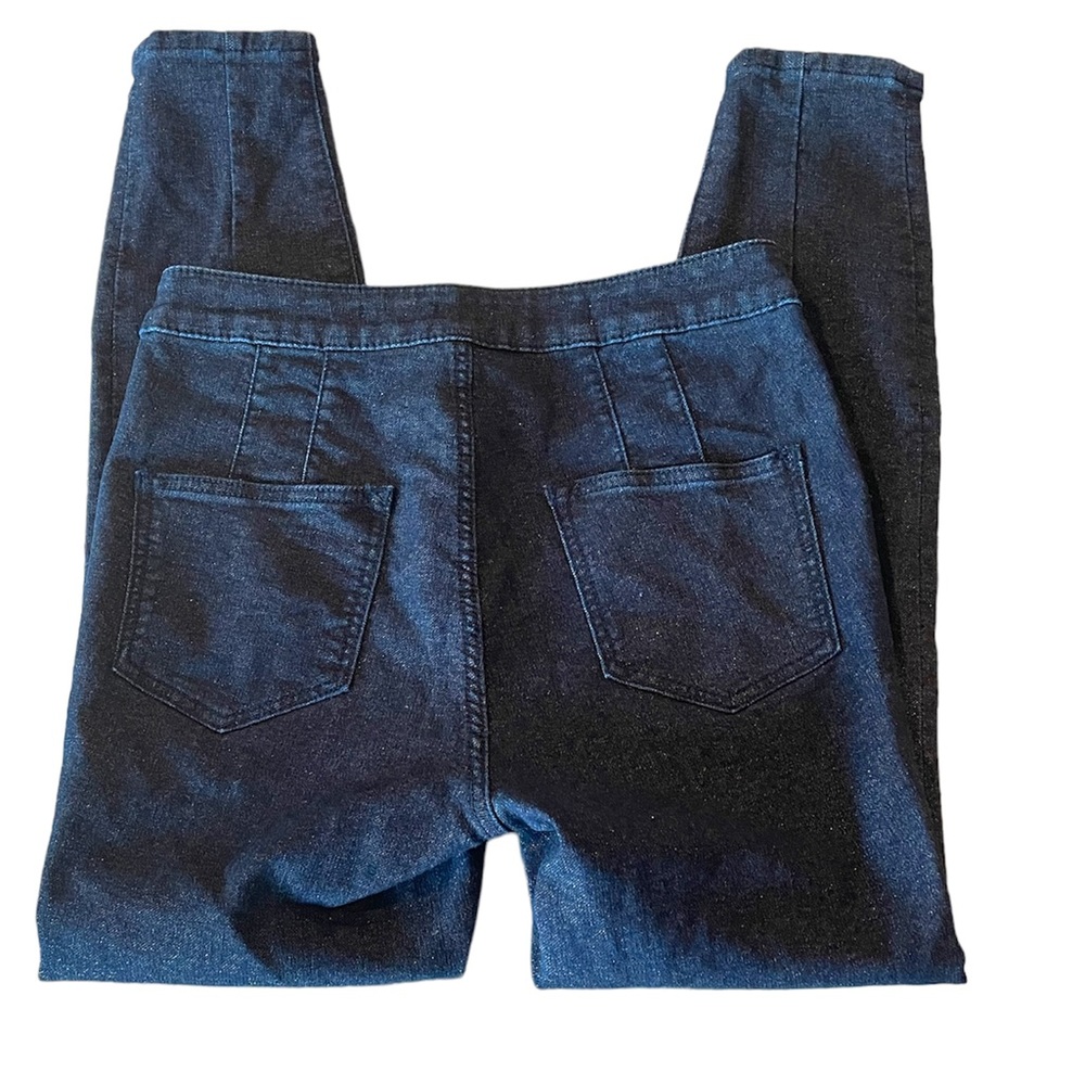 Anthropologie Pilcro Shimmer High Rise Denim Legging Ladies 29 - Picture 4 of 6